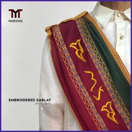 ✒ ❦ Maroons- UP Sablay University of the Philippines ( Embroidered Baybayin)