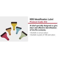 KBS Identification Label (100 pcs labels pack) Index Label Document Label Document Index Label File 