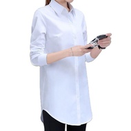 Womens Shirt Plus Size Blouse Korean Casual Long blouse  baju perempuan murah cantik