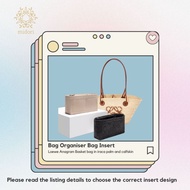 Bag Organiser/Bag Insert for Loewe Anagram Basket bag in iraca palm and calfskin