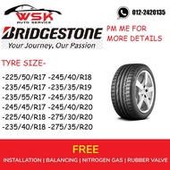 BRIDGESTONE POTENZA S001 ( SIZE 17'' 18'' 19'' 20'' )  ( OFFER OFFER !!! ) FREE INSTALLATION !!