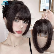 OPENMALL Cute Princess Bangs Wig Middle Part Wig Piece Two Sides Wig Piece Naturally Trimmed Fringe 
