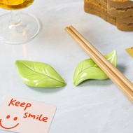 Leaf Chopstick Holder Ceramic Chopstick Holder Chopstick Household Chopstick Holder Chopstick Pillow