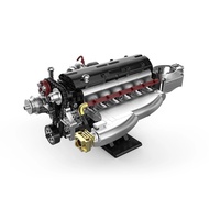 PB PB8814 2025 New 2JZ-GTE Engine Model Kit Assembled Small Particle Ornaments Toy for Children Gift