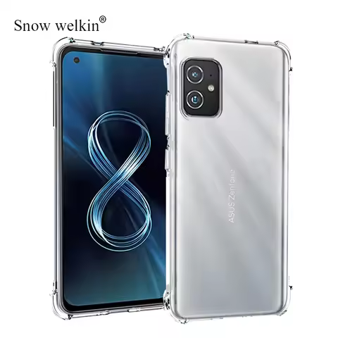Airbags Buffer Full Protection Case For Asus Zenfone 8 9 Flip 7 Pro ZS590KS ZS670KS Case Clear Soft 