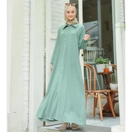 NEW Gamis Nidia bahan wolfis premium