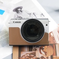 Canon M200 Protective Case m200 Camera Bag m100 Half Bag Base Bag m10 Leather Case M100 Diagonal Acc