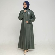 Jas Hujan GAMIS bahan PVC Tebal lentur ringan