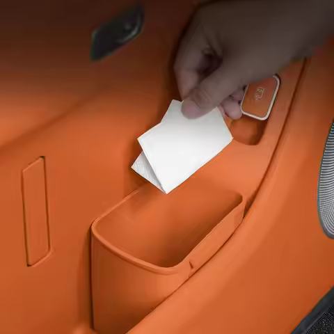 Universal Car Door Umbrella Holder & Trash Bin 2-in-1 Storage Box For Garbage Umbrella Silicone Car 