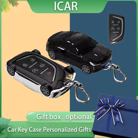 For Cadillac CT5 Car model Key Case For Escalade Xt5 XTS CTS SRX ATSL XT4 CT6 ATS Escalade ESV DTS E