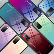 Gradient Glass Case Samsung Galaxy A03S A02S SamsungA03s Casing HP