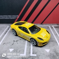 2010 Hot Wheels HW Racing Ferrari F430 Challenge Yellow