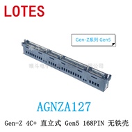 LOTES AGNZA127 GEN-Z 4C+ 20X Soket Wanita Tegak 168Pin Versi SMT 56G
