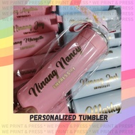 Personalized Tumbler 400ml Tumbler Tahan Sejuk Botol Air Tahan Sejuk Botol Air Budak Tumbler Budak T