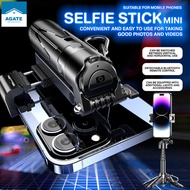 【Agate Design】P15Mini Bluetooth Selfie Stick Mini Tripod Bluetooth Shutter Expandable Photography Po