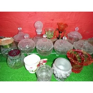 Bekas Balang Kaca | Doorgift Kaca Glassware | Decorative Box | Gift Bekas Kaca | Bekas Gula-Gula