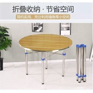 Stainless Steel Rectangular Folding Foot Stand Table Stand Round Table Mahjong Table5V Table Table S