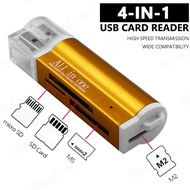 [5 Colors] Aluminium Micro SD/TF M2 MMC SDHC High Speed Multi Usb 2.0 All in One Card Reader