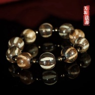 Tibet Dzi Beads Wooden Beads Melon Dzi Beads Bracelet Wooden Fossil Dzi Beads Side Branch Dzi Beads 