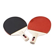 JOEREX - 1套裝 乒乓球拍（2支球拍+3个球）短柄直板/正反膠/室內戶外運動