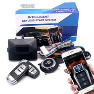 สัญญาณกันขโมยรถยนต์พร้อม Autostart Push One ปุ่ม Auto Start Stop Keyless Entry System สมาร์ทคีย์รีโม