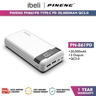 Pineng PN-861PD Type-C PD+QC Quick Charge 3.0 Fast Charge Power Bank (20W/20000mAh) PN861PD