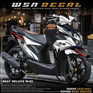 (BISA COD) Decal Sticker BEAT DELUXE 2020-2023 FULL BODY - Stiker Dekal Skotlet Motor Honda Murah K