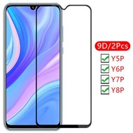 9d Screen Protector Tempered Glass Case For Huawei Y5p Y6p Y7p Y8p Cover On Yp5 Yp6 Yp7 Yp8 y 5p 6p 