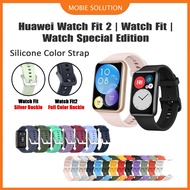 For Huawei Watch Fit3 Huawei Watch Fit 2 Watch Fit Watch Fit SE Silicone Color Strap Wrist Band