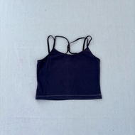 47 Purple Spaghetti Strap Top Size (s-m) Length 12 Inches