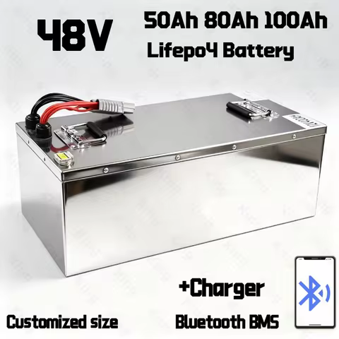King-48V Lifepo4 50AH 80Ah 100Ah lithium battery pack for Ryobi RM480e RM300e ZT480ex 300MV Zero Tur