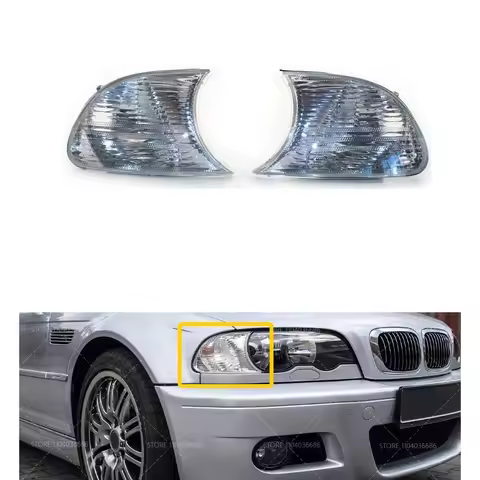 For 1999-2006 BMW 323Ci 325Ci 328Ci 330Ci (E46) Turn Marker Signal Blinker Corner Parking Light Lamp