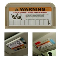 TouchnGO Card Holder IC Card Clip Car Organizer Multifunction Parking Phone Number/Bekas kotak kad n