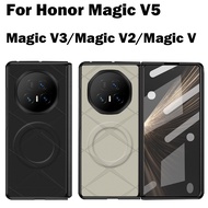MagicV5 Casing Case for Honor Magic V5 Magic V3 Magic V2 Magic V Magnetic Cross Printed Pattern Shoc
