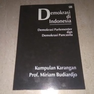 Demokrasi di indonesia : Prof Miriam budiardjo