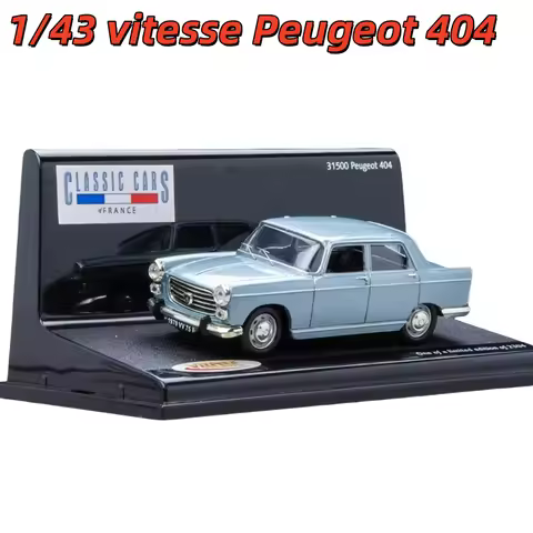 (Flaw Special Offer)Classic Cars 1/43 Vitesse Peugeot 404 1970 Alloy Car Model Toys for Boys Collect