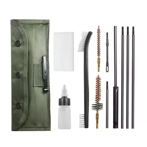 10PCS/Pack AR15 M16 M4 Gun Brushes Cleaning Kit Airsoft Pistol Cleanner 5.56mm .223 22LR .22 Tactica