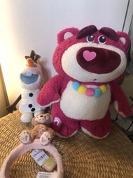 迪士尼 Lotso olaf 頭箍 shellie may