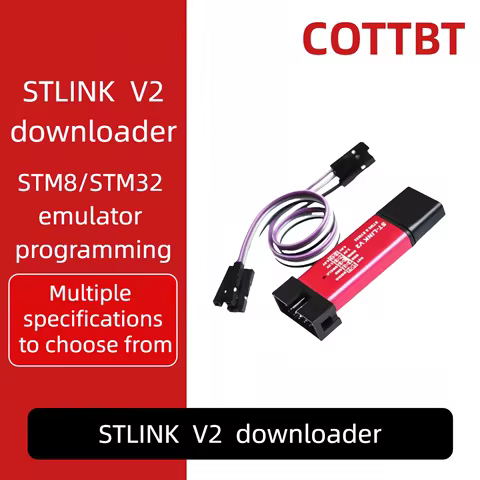 ST LINK Stlink ST-Link V2 Mini STM8 STM32 Simulator Download Programmer Programming with Cover DuPon