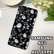 G43 - Softcase SAMSUNG A53 - Flexible rubber material - silicone SAMSUNG A53 - FLOWER Motif - casing