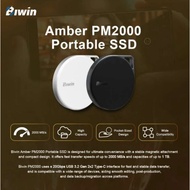 Biwin Amber PM2000 USB 3.2 Gen2 Portable External SSD 512GB / 1TB / Black / White Aluminum Alloy + P