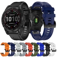 สายนาฬิกาสำหรับ Garmin Fenix 7 6 6 Pro 5 5 Plus/Garmin EPIX/Instinct 2/Descent G1สมาร์ทวอทช์สายซิลิโคนสำหรับ Garmin Approach S62/S60/945/935