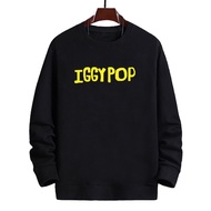 Iggy Pop Crewneck Sweater Premium Cotton Fleece Material