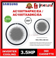 [FOR KLANG VALLEY ONLY] Samsung AC100TN4PKC/EA &amp; AC100TXADKC/EA 3.5HP 360 Ceiling Cassette Inverter Air Conditioner
