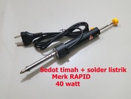 Desoldering Iron 40w rapid Penyedot timah pemanas timah sedot solder