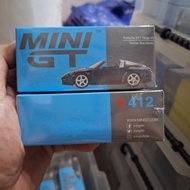 Mini GT Scale 64 MGT412 Porsche 911 Targa 4S Gentian Blue