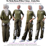 35 Mix of White Trim N Lightning Army Gymnastics Tops and Cargo Army Zumba White Trim Gymnastics Mod