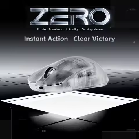 ATK Blazing Sky ZERO Ultralight Wireless Gaming Mouse Dual 8K PAW3950Ultra Transducer Wireless Mouse