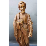 St Joseph Brass Statue Display