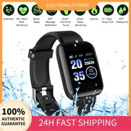 Ready 116 Plus Smart Watch Blood Pressure Heart Rate Monitor Waterproof Fitness Tracker Watch Smart Band